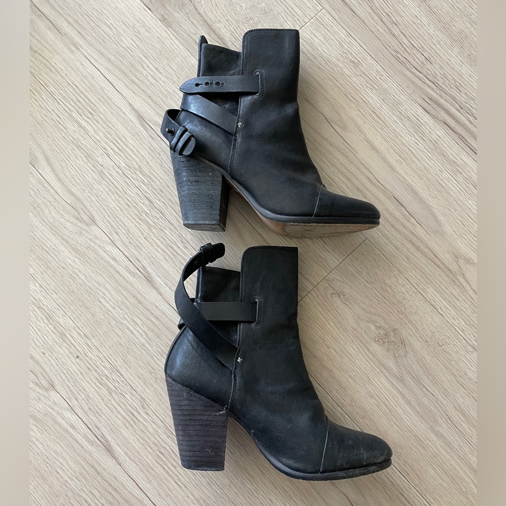Rag & Bone Leather Bootie Ankle Boots